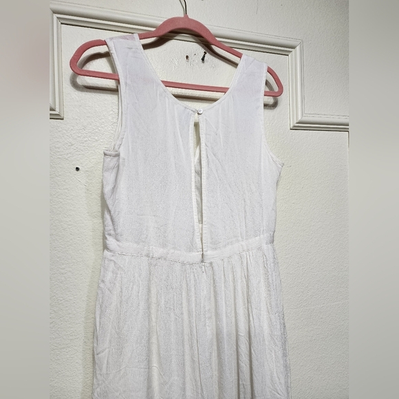 Lulus Tickets To Paradise White Embroidered Maxi Dress L Vacation Beach Party - Picture 10 of 12